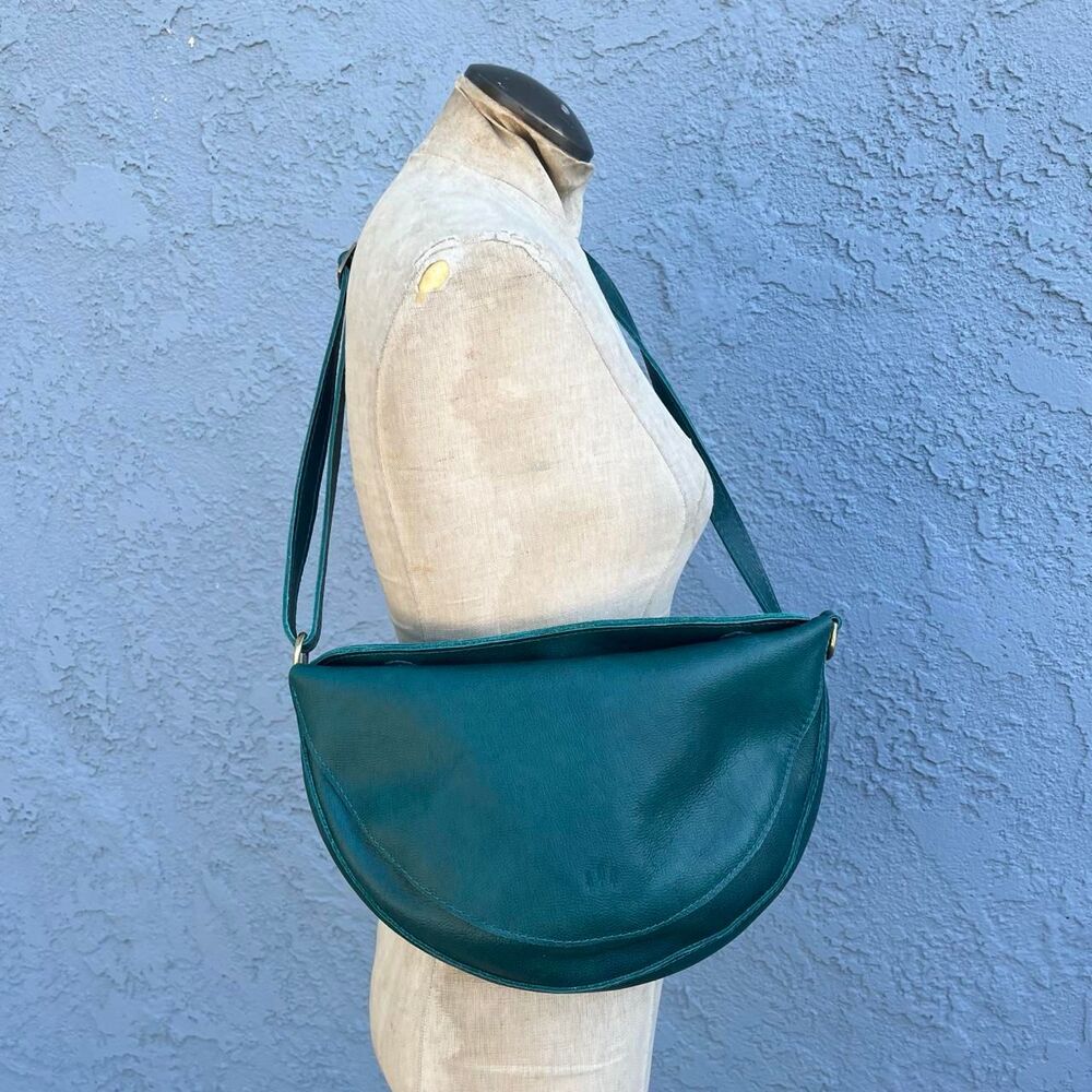 Portland Leather sling bag koala half moon